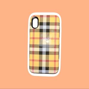 Casely As if! Yellow Plaid iPhone Case